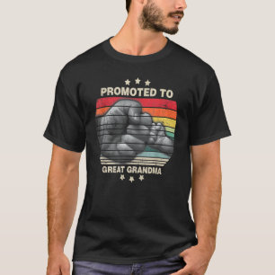Promoted To Great Grandma Women First Time Grandma T-Shirt