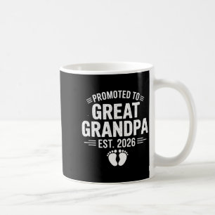Promoted To Great Grandpa Est. 2026 Funny Soon To  Coffee Mug