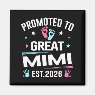 Promoted To Great Mimi Est 2026 Pregnancy Announce Magnet