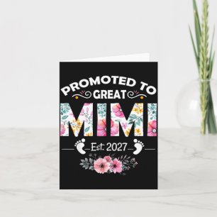 Promoted to Great Mimi Est 2027 First Time Mimi Card
