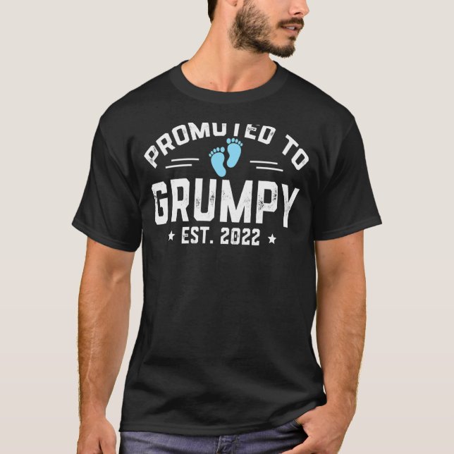 Promoted To Grumpy 2022 For First Time Grumpy New  T-Shirt (Front)