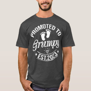 Promoted To Grumpy 2023 Pregnancy Announcement Gru T-Shirt