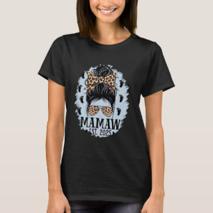 Promoted to Mamaw Est 2025 Soon to be Mamaw Mother T-Shirt
