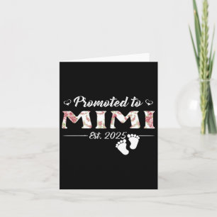 Promoted To Mimi 2025 Mothers Day First Time Mum P Card