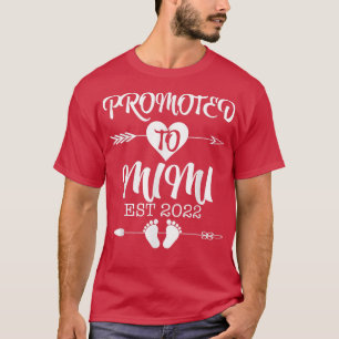 Promoted To Mimi EST 2022 Pregnancy Reveal T-Shirt