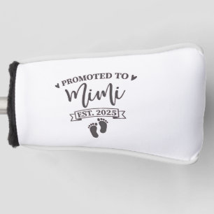 Promoted to Mimi Est. 2025 Grandma-to-be Golf Head Cover