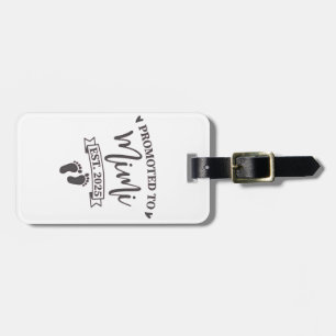 Promoted to Mimi Est. 2025 Grandma-to-be  Luggage Tag
