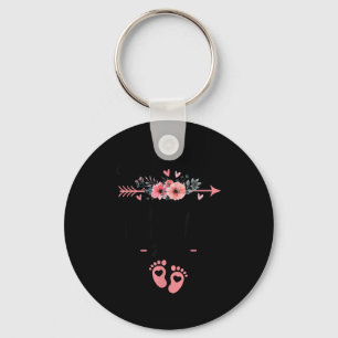 Promoted To Mimi Est 2026 Floral  Key Ring