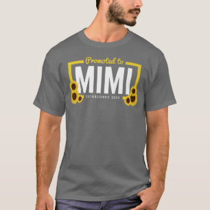 Promoted To Mimi Established 2023 Grandma T-Shirt