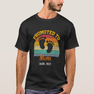 Promoted To Mimi Vintage Mother's Day Funny T-Shirt