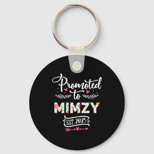 Promoted To Mimzy 2025 Cute Pregnancy Announcement Key Ring