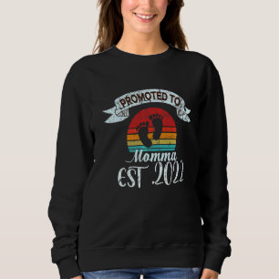 Promoted To Momma 2022 For New Mum First Time Mum Sweatshirt