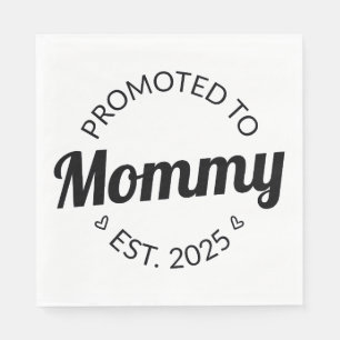 Promoted To Mommy Est. 2025 I Napkin