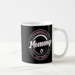 Promoted to mommy est 2026 first time mom baby coffee mug