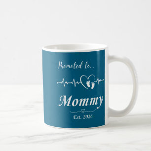 Promoted to mommy est. 2026 for expecting moms coffee mug