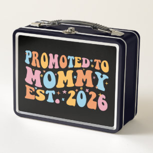 Promoted To Mommy Est. 2026 III Metal Lunch Box