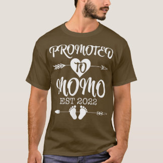 Promoted To Momo EST 2022 Pregnancy Reveal T-Shirt