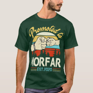 Promoted To Morfar Est 2020 Happy Father Parent Su T-Shirt