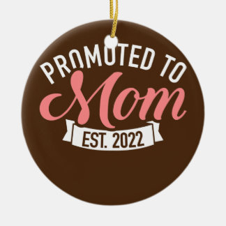 Promoted to mum 2022  ceramic tree decoration