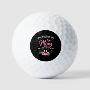 Promoted To Mum Est 2025 Mothers Day First Time Golf Balls