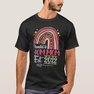 Promoted To Mum Mum Est 2022 Rainbow Mother's Day T-Shirt