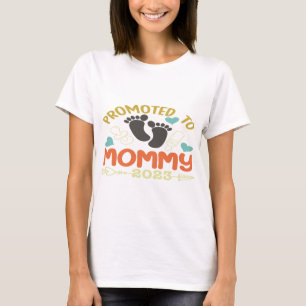 Promoted To Mummy Est 2023 T-Shirt
