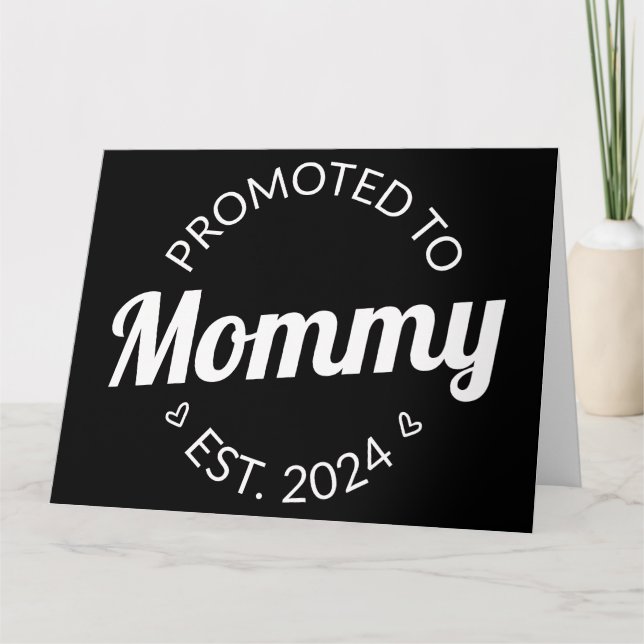 Promoted To Mummy Est. 2024 I Card (Front)