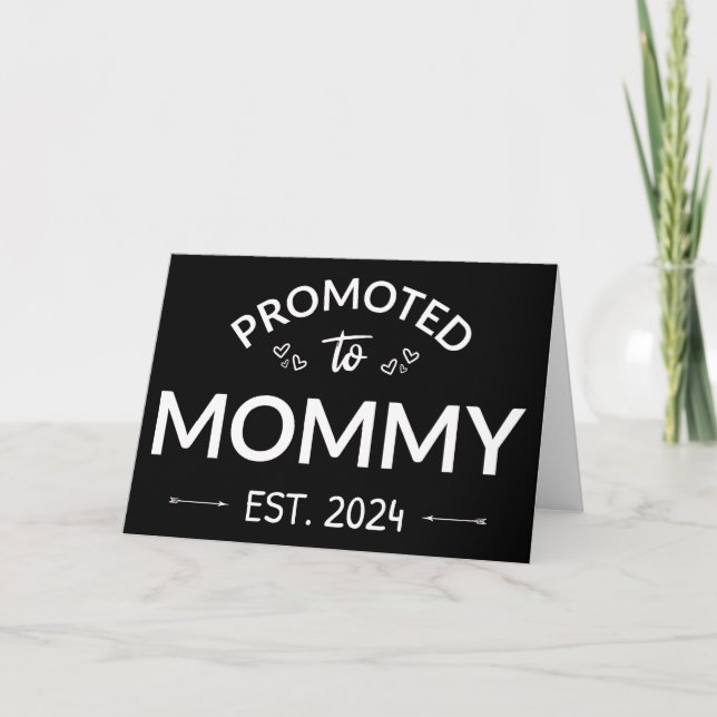 Promoted To Mummy Est. 2024 II Card (Front)