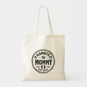 Promoted to Mummy Est. 2025 Pregnancy Announcement Tote Bag