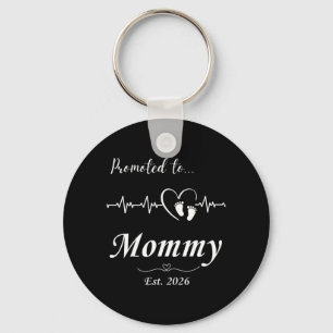 Promoted to Mummy Est 2026 for Expecting Moms Key Ring