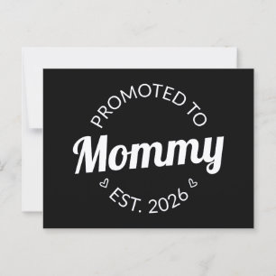 Promoted To Mummy Est. 2026 I Postcard