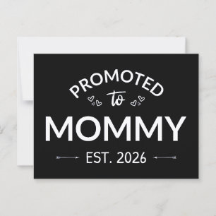 Promoted To Mummy Est. 2026 II Postcard