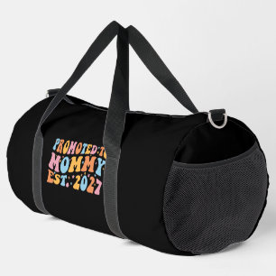 Promoted To Mummy Est 2027 New Mum Announcement Duffle Bag
