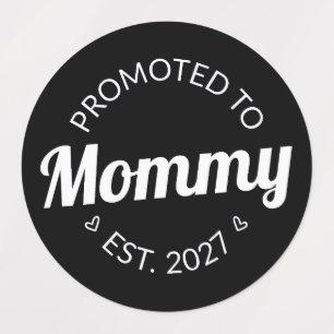 Promoted To Mummy Est 2027 New Mum Announcement I