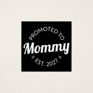 Promoted To Mummy Est 2027 New Mum Announcement I