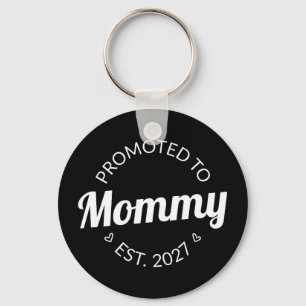 Promoted To Mummy Est 2027 New Mum Announcement I Key Ring