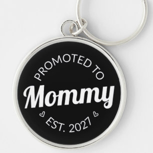 Promoted To Mummy Est 2027 New Mum Announcement I Key Ring