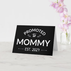 Promoted To Mummy Est 2027 New Mum Announcement II