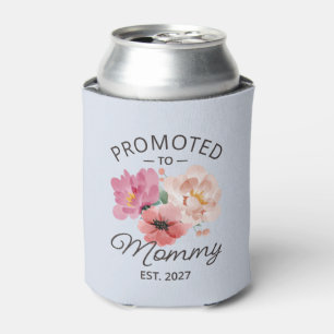 Promoted To Mummy Est 2027 New Mum Announcement VI Can Cooler