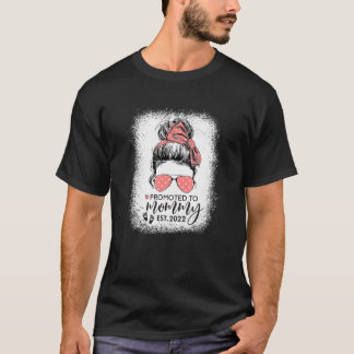 Promoted To Mummy First Time Mum Mothers Day 2022 T-Shirt