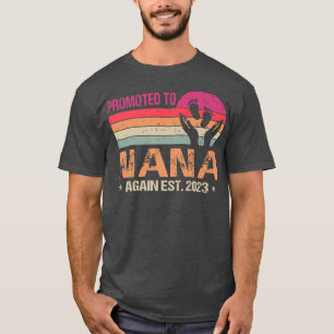 Promoted To Nana Again Est 2023 Premium  T-Shirt