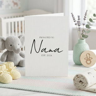 Promoted To Nana Announcement Script Design