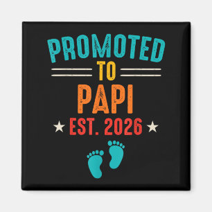 Promoted to Pa Est 2026 Pregnancy Announcement Magnet