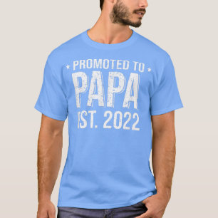 Promoted To Papa Est 2022, Dad Birthday, Father's T-Shirt