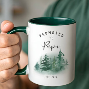 Promoted To Papa Year Est. Mug