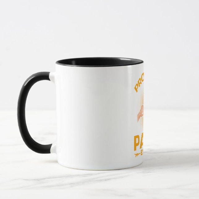 Promoted To Pappy Est 2021 Beer Mug (Left)
