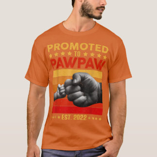 Promoted To Pawpaw Grandpa 2022 First Fathers Day T-Shirt