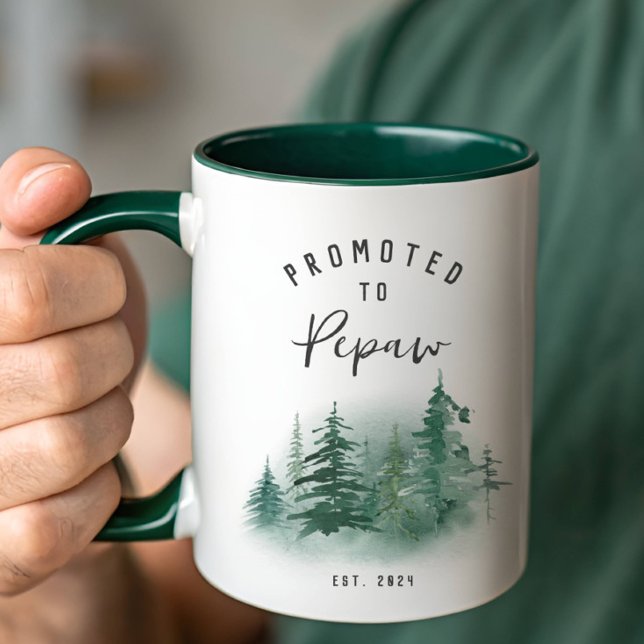Promoted To Pepaw Year Est. Mug (Creator Uploaded)