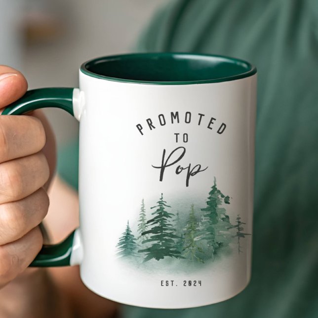 Promoted To Pop Year Est. Mug (Creator Uploaded)