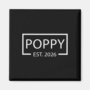 Promoted To Ppy Est 2026 Baby Announcement Cket  Magnet
